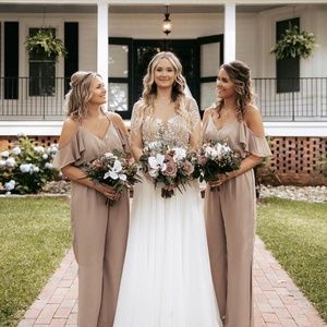 V-Neck Formal Jumpsuit